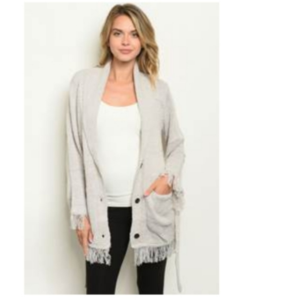 SALE💙Grey Cardigan Sweater